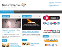 Tablet Screenshot of nuestraradio.org